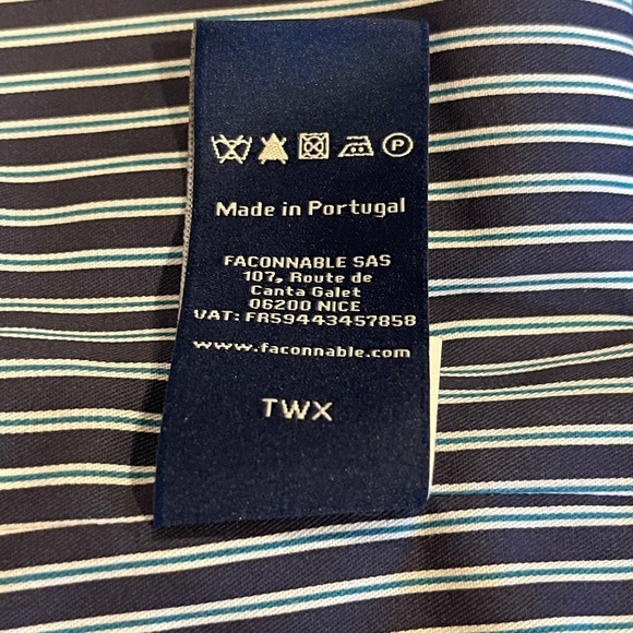 NEW! Falconnable Blue Wool Moto Jacket Size 38/6 - Picture 14 of 15